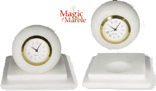 White Table Clock